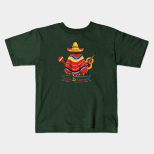 Quarantine Shirt, Cinco De Quarantine T-Shirt, Social Distance Shirt, Quarantine Life, Cinco De Mayo, Social Distancing Kids T-Shirt